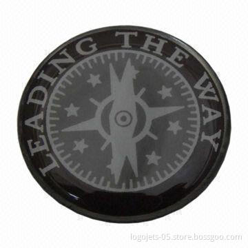 Lapel Pins with Silk-screen, Offset Printing, Epoxy Dome